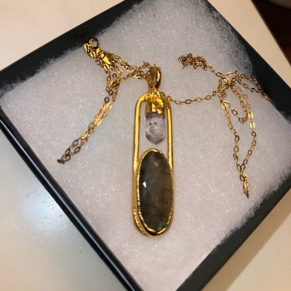 Wicked Heathens Quartz Crystal Necklace - Picture 2 of 3